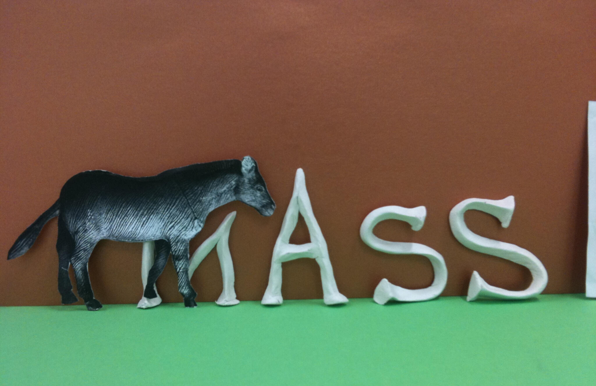 working model for etching 'Mass, 2014