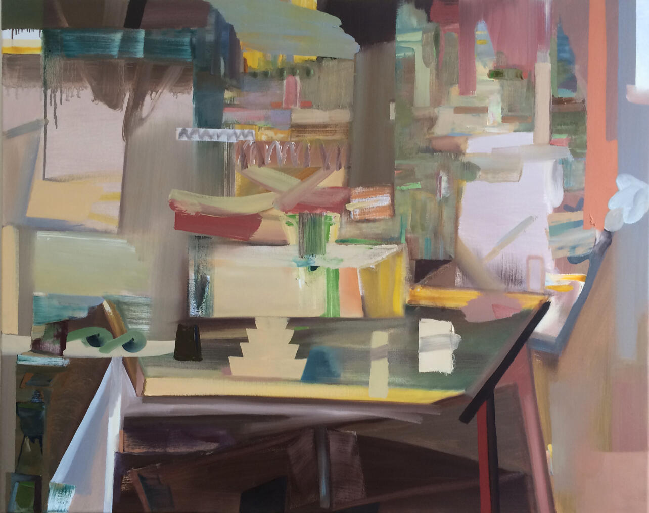 Warehouse #7, oil on canvass, 80x100cm, 2020