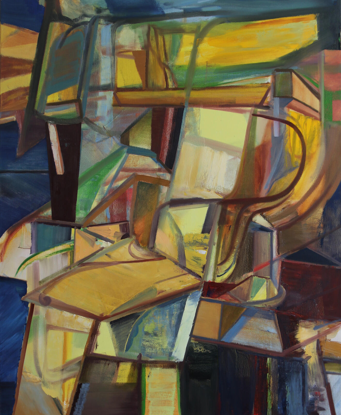 Warehouse#1, oil on canvas, 100 x 80cm, 2020