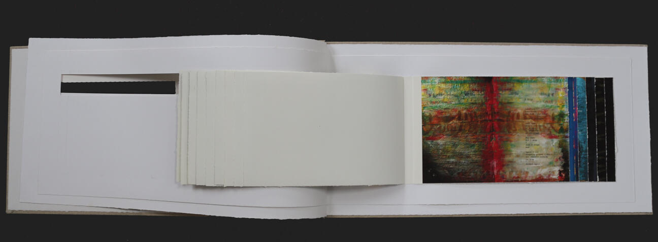 Moments of Po, edition of 1. laser printed imagery and text on 300gsm arches rag paper. 68 x 34cm. 2009.