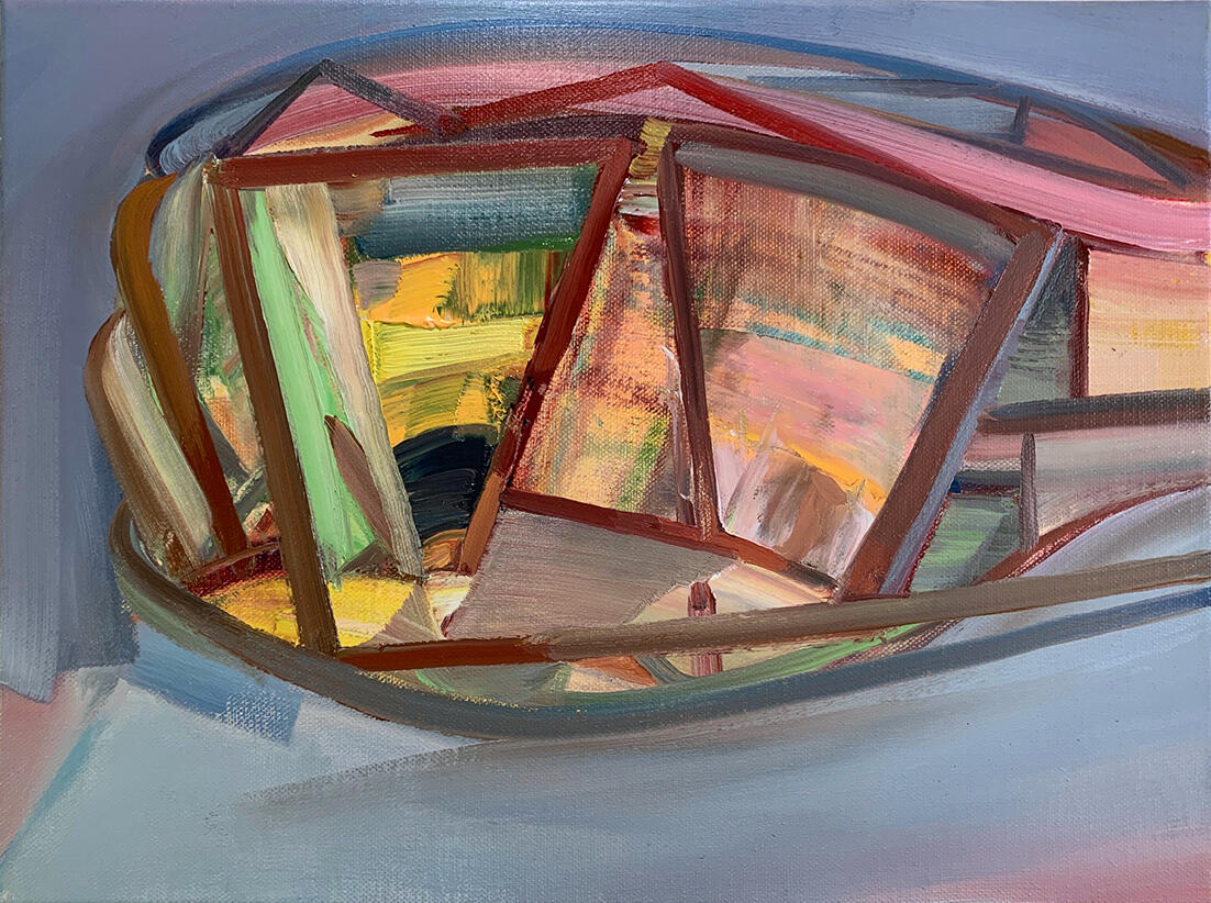 Bateau Lavoir #6, oil on canvas, 40 x 30cm, 2022