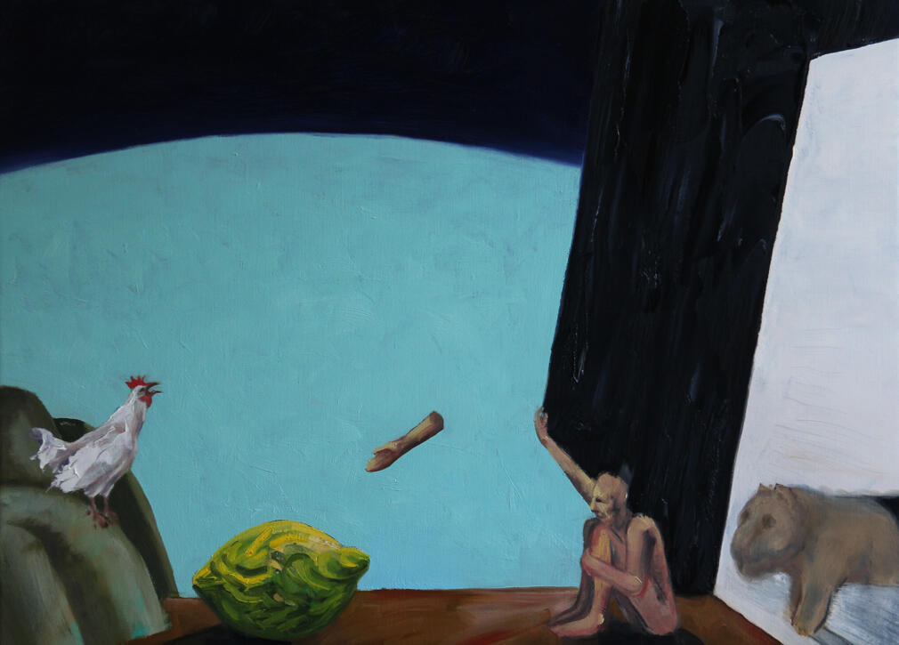 New Day Rising, oil on canvas, 50x36cm, 2016