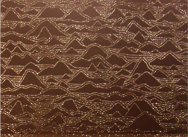 After Mountains, Stars Again, monoprint and linocut, 56x76cm, 2010