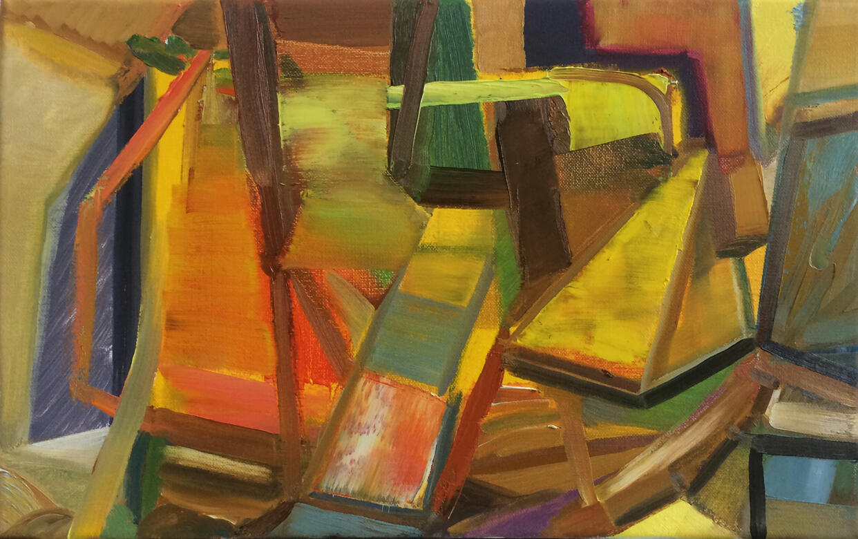 IntExterior #10, oil on canvas, 40 x 28cm, 2020