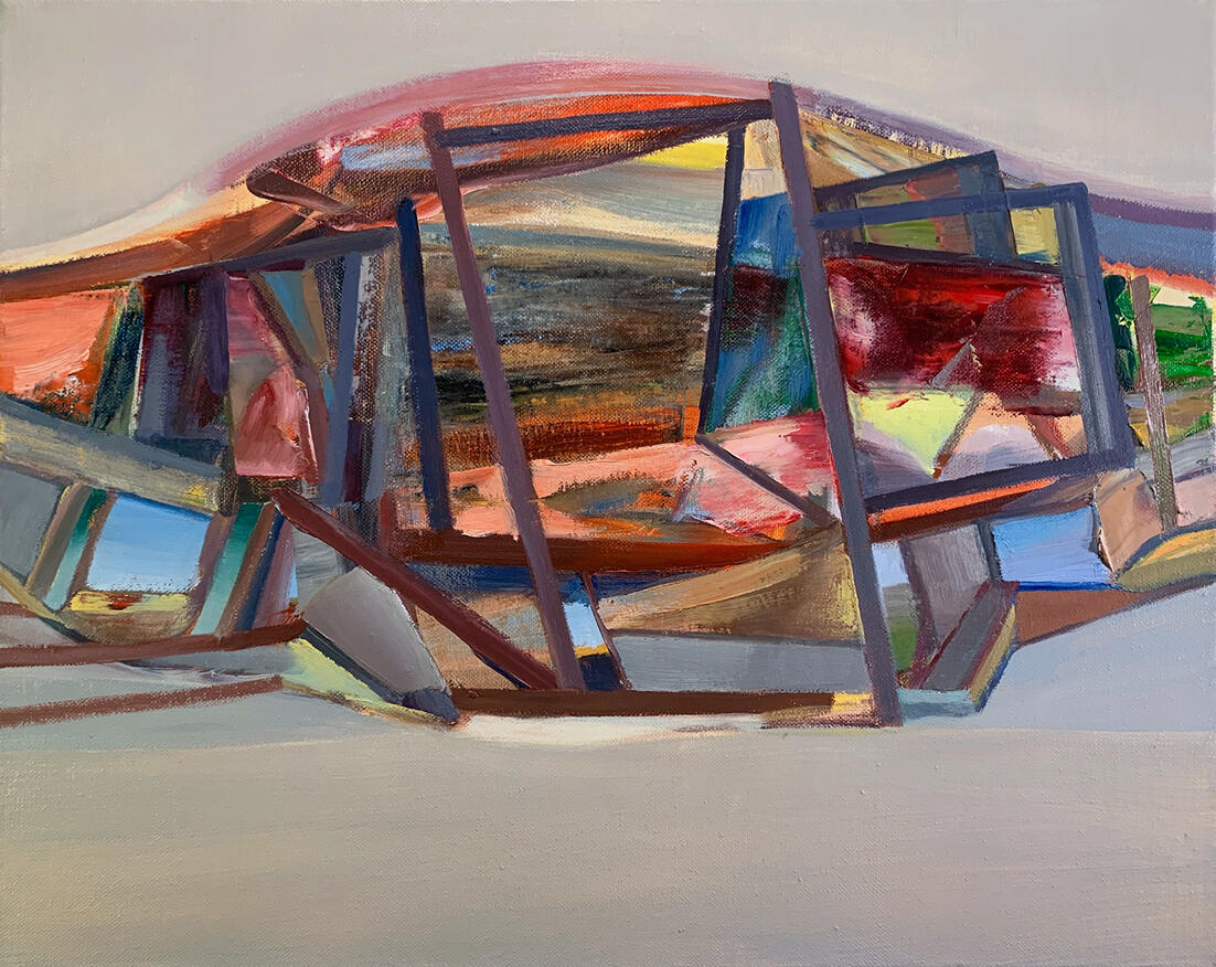 Bateau Lavoir #12, oil on canvas, 51 x 41cm, 2022