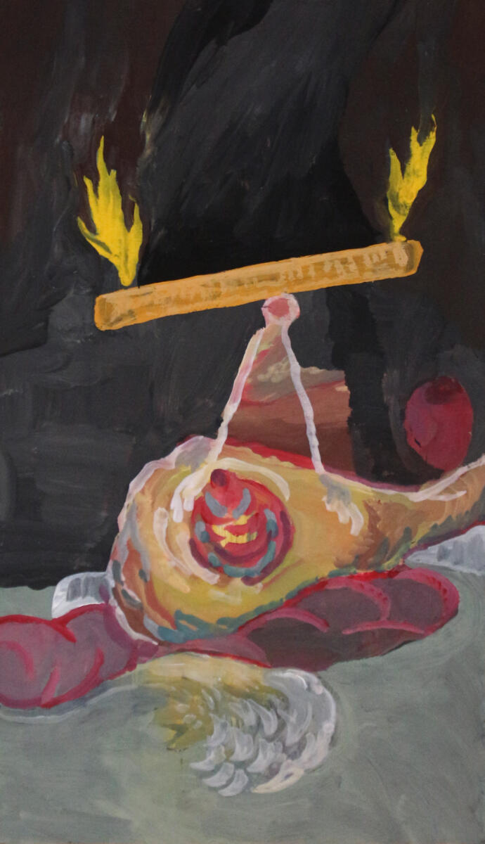 Untitled_2025#8 Gouache on Card