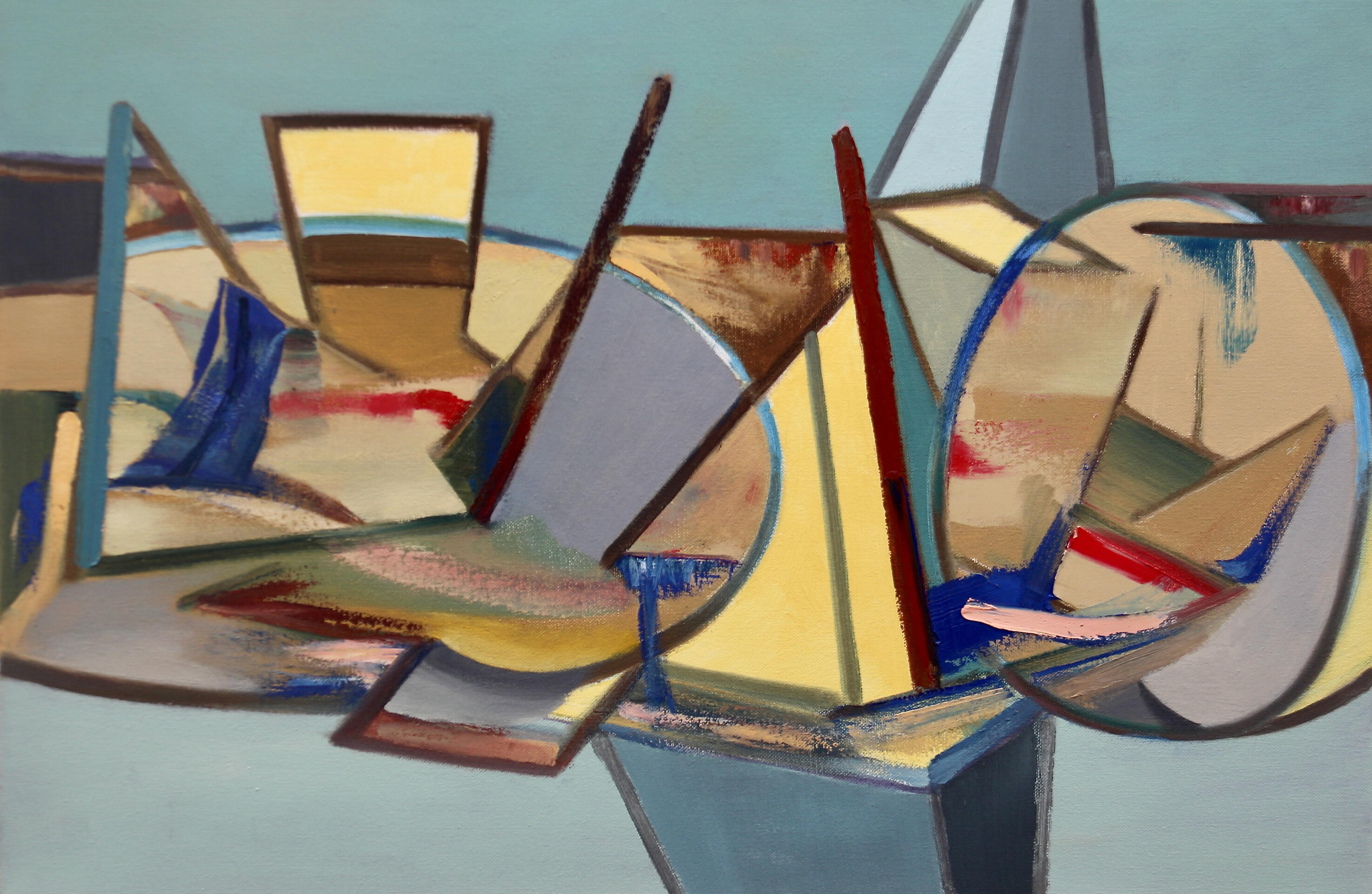 Refractory Index #5, oil on canvas, 60x40cm, 2023