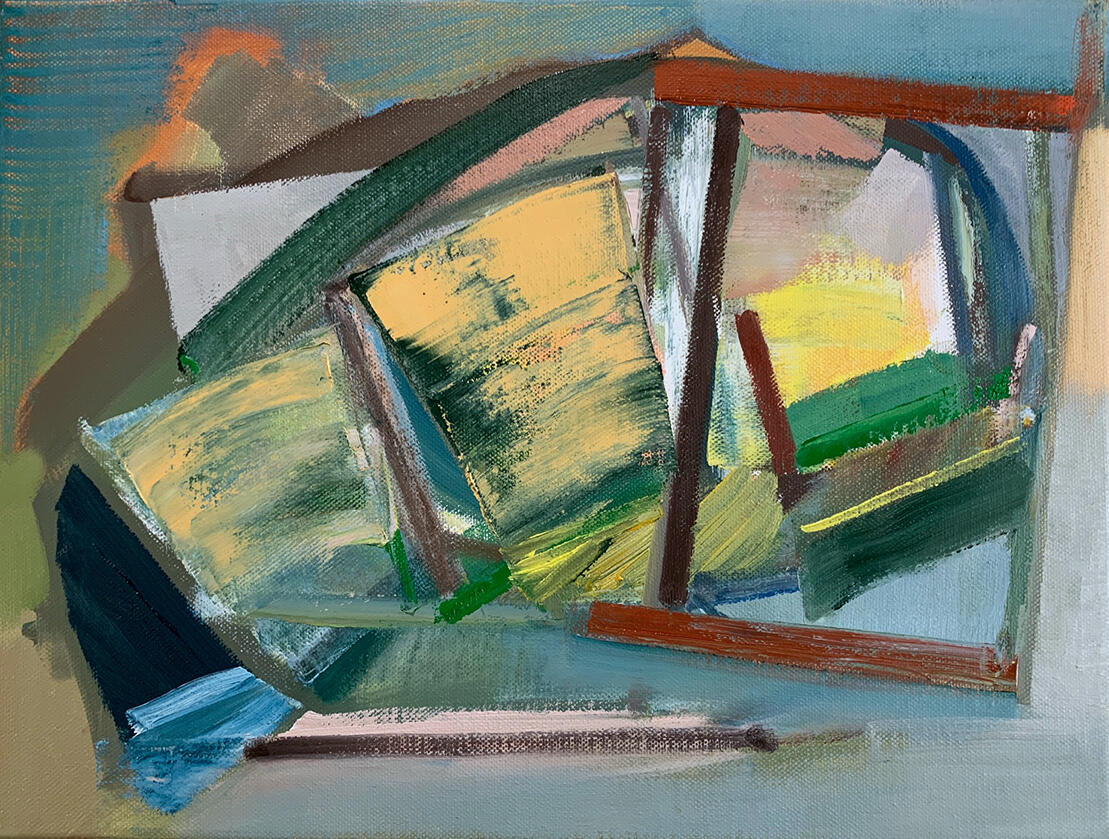 Bateau Lavoir #3, oil on canvas, 40 x 30cm, 2022