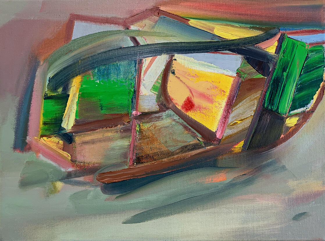 Bateau Lavoir #4, oil on canvas, 40 x 30cm, 2022