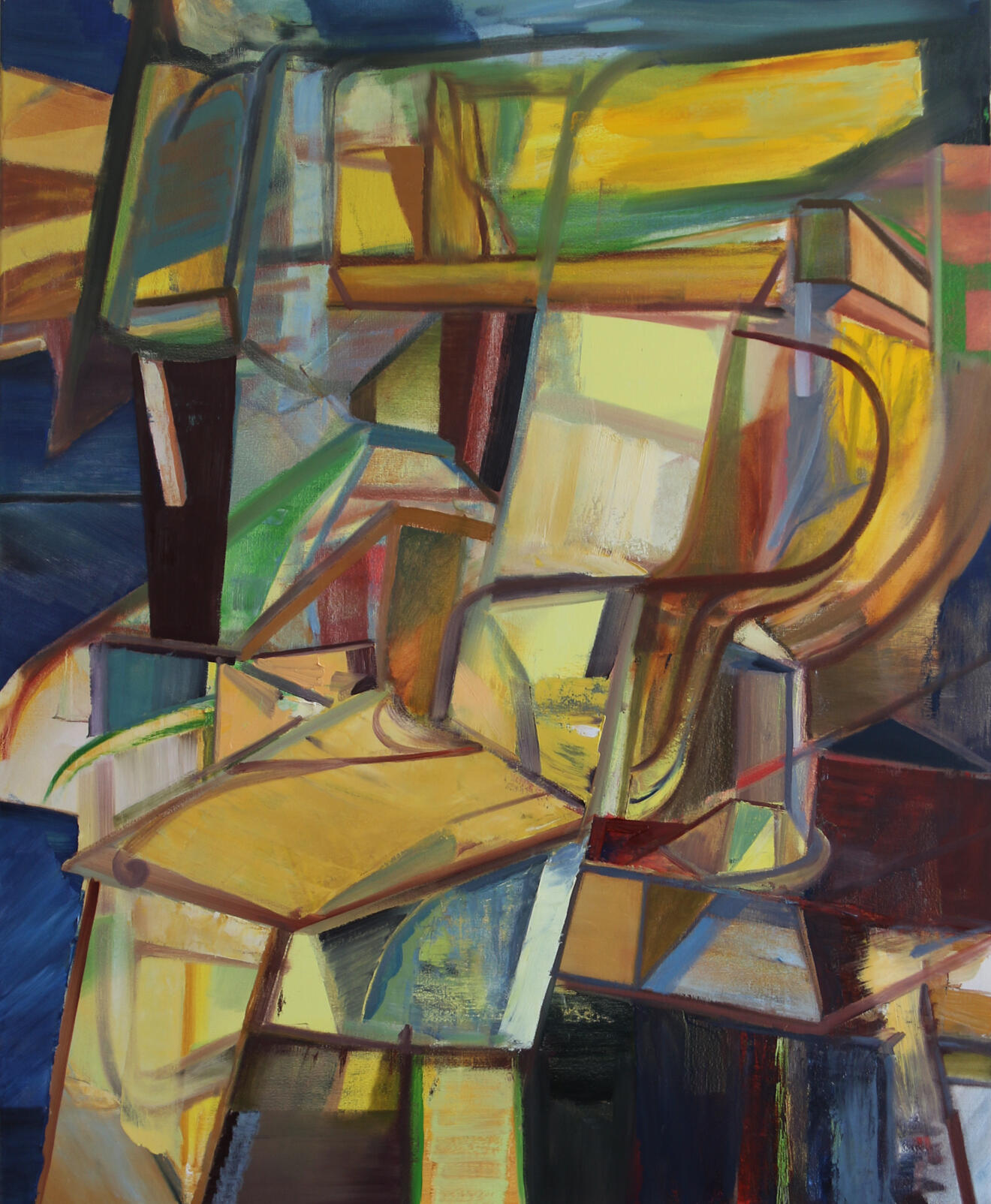 Warehouse #1, oil on canvas, 100 x 80cm, 2020