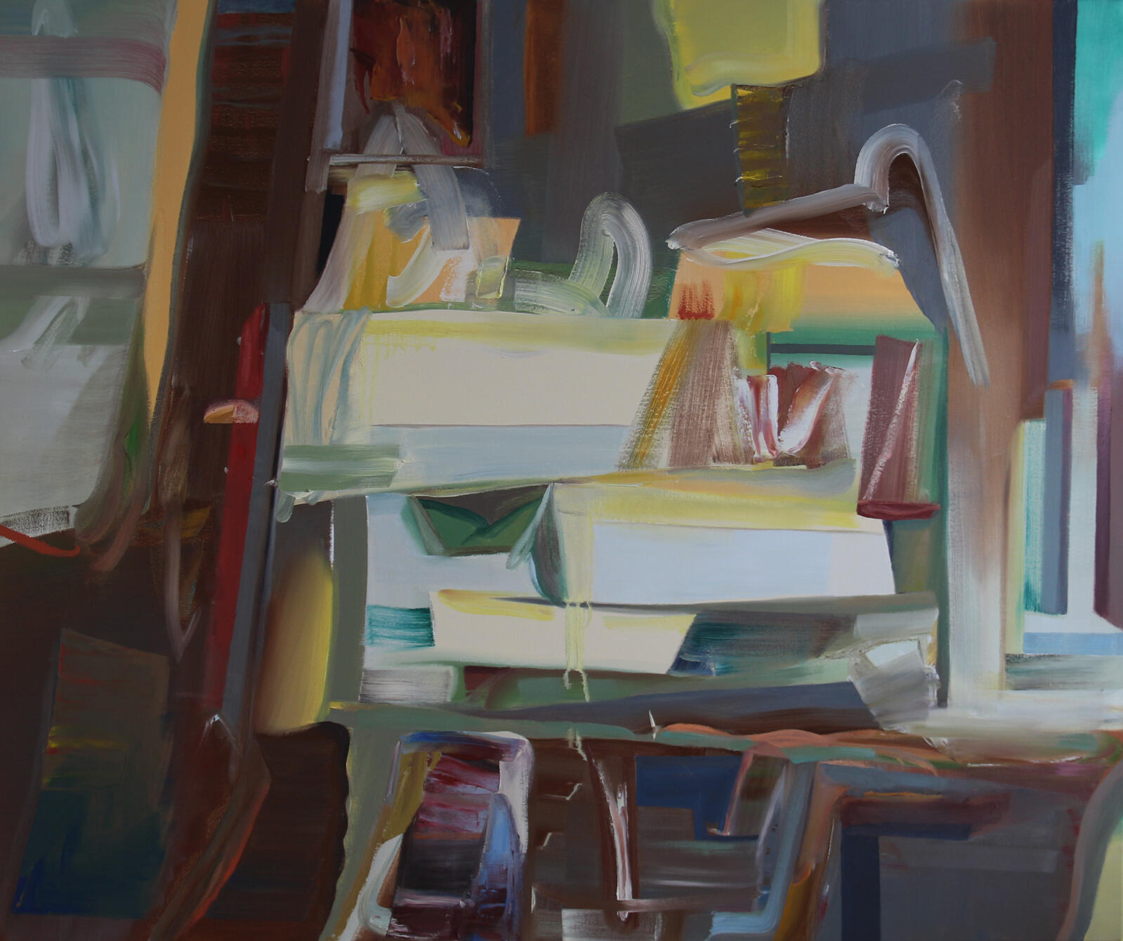 Warehouse #8, oil on canvas, 120 x 100cm, 2020