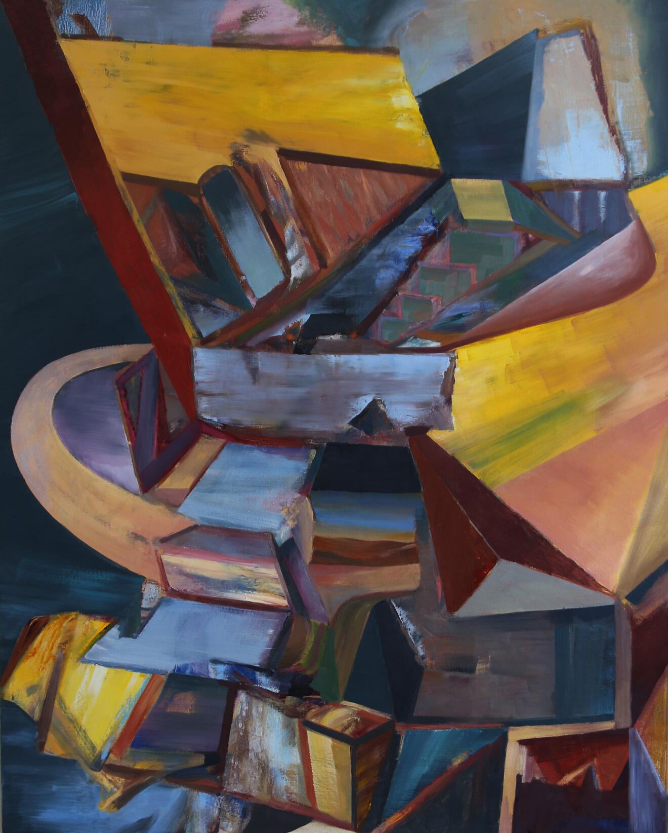 Warehouse #3, oil on canvas, 100 x 80cm, 2020