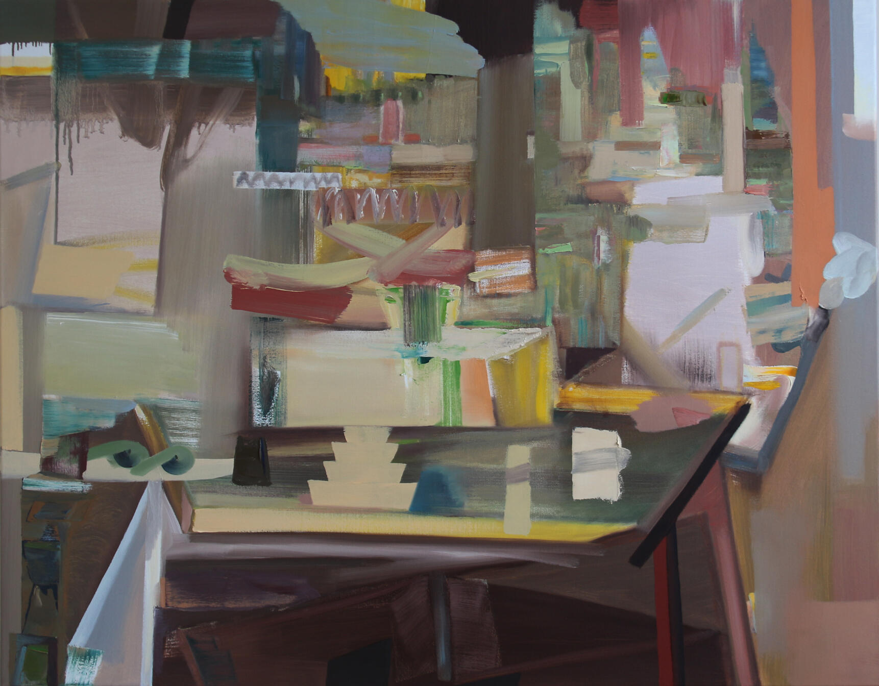 Warehouse #7, oil on canvas, 100 x 80cm, 2020