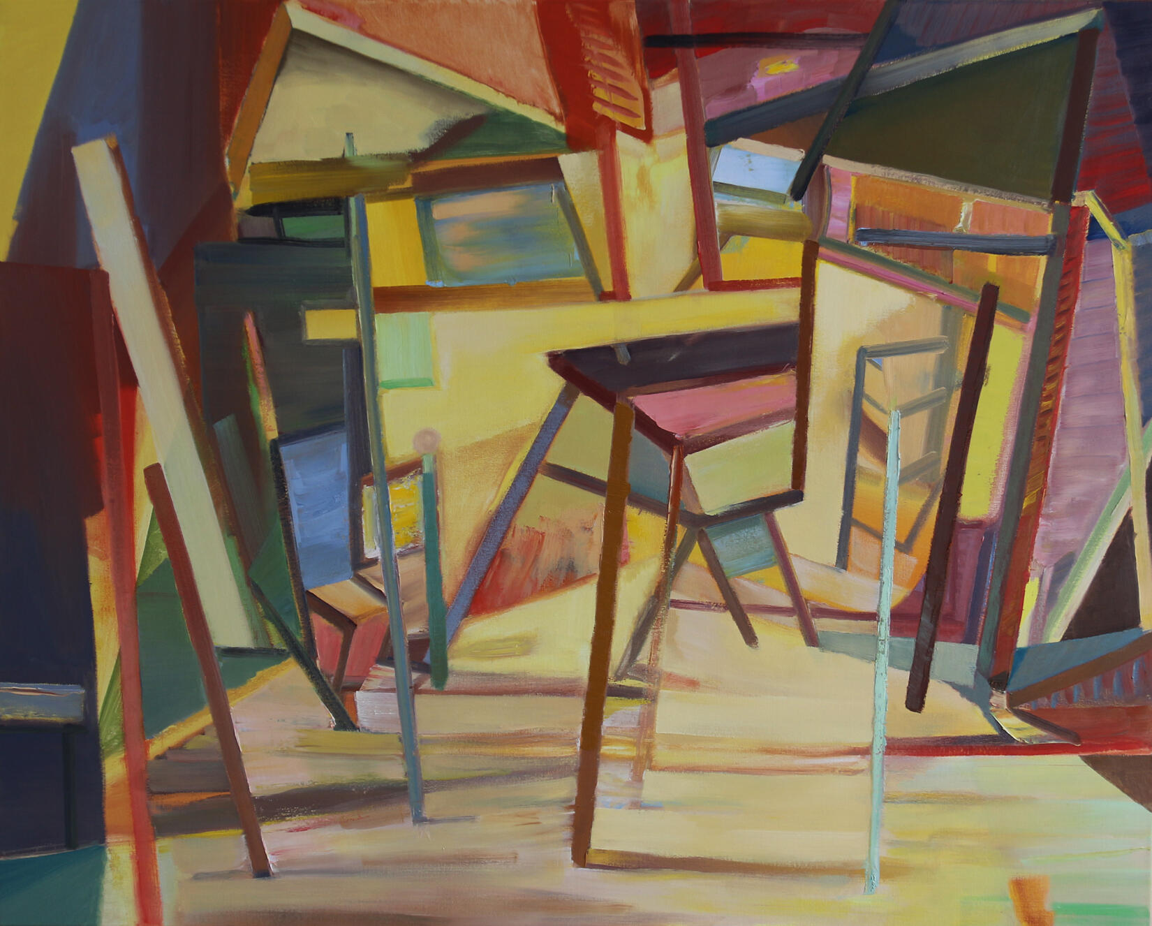 Warehouse #4, oil on canvas, 100 x 80cm, 2020