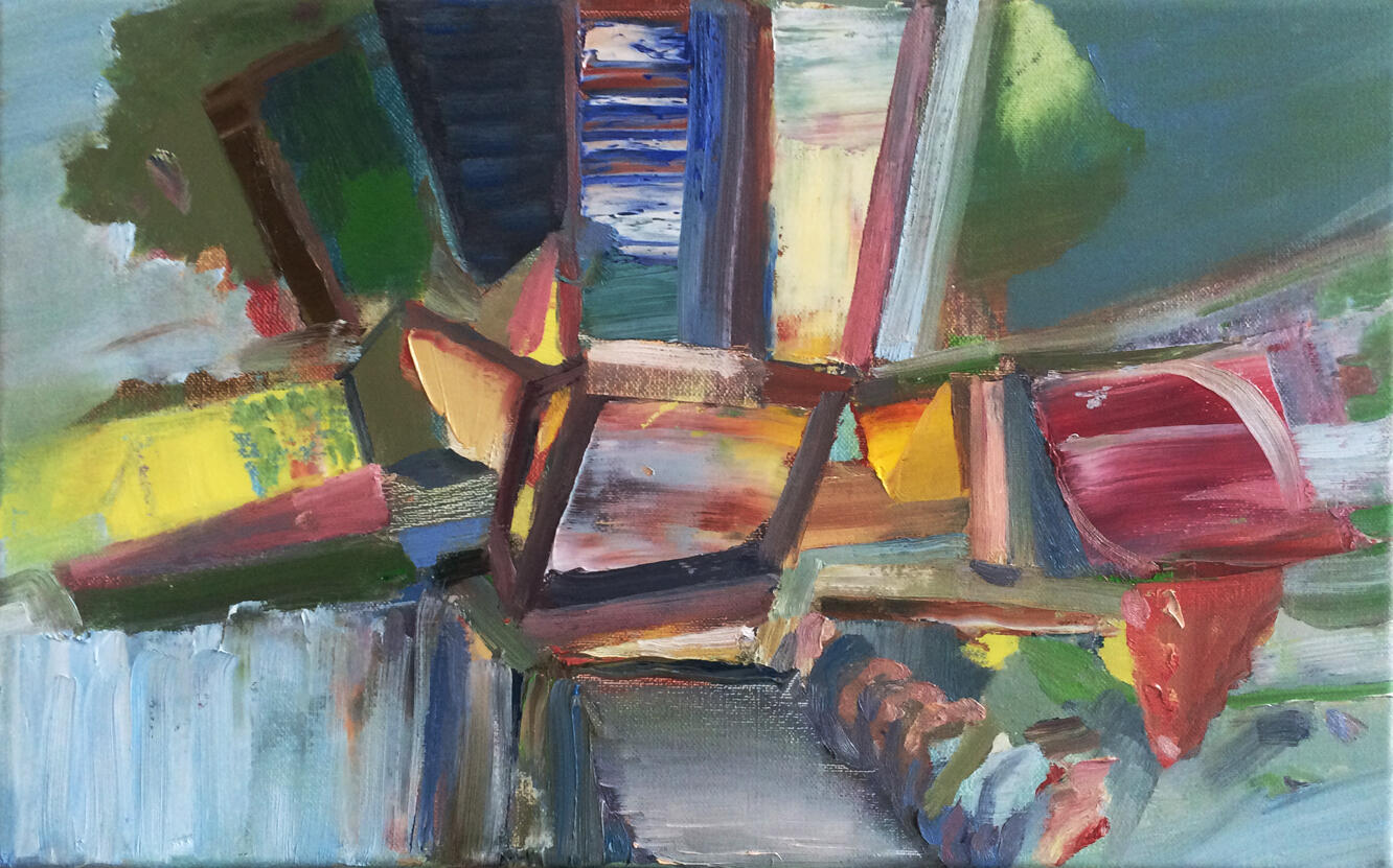 IntExterior #5, oil on canvas, 40 x 28cm, 2020