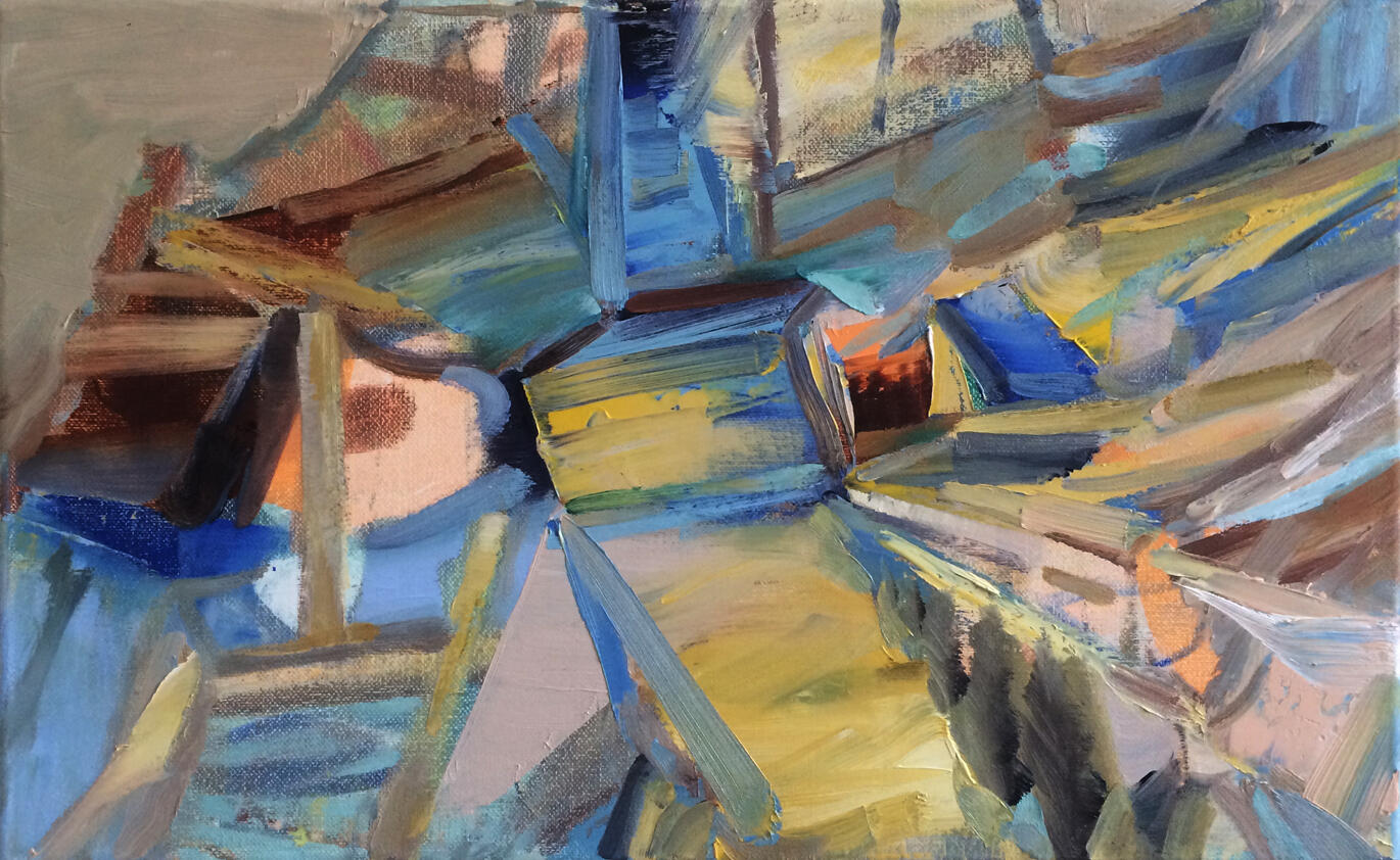 IntExterior #9, oil on canvas, 40 x 28cm, 2020