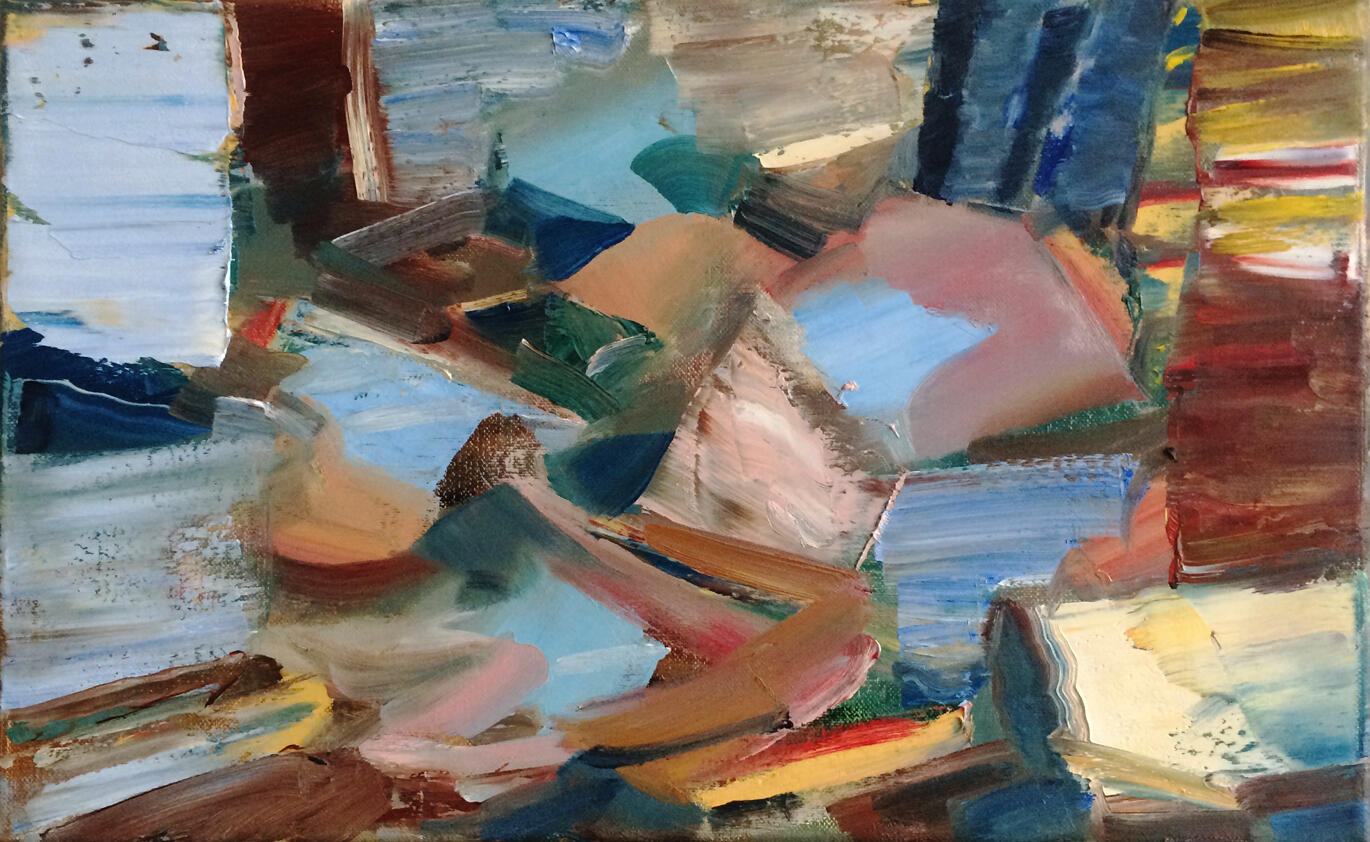 IntExterior #2, oil on canvas, 40 x 28cm, 2020