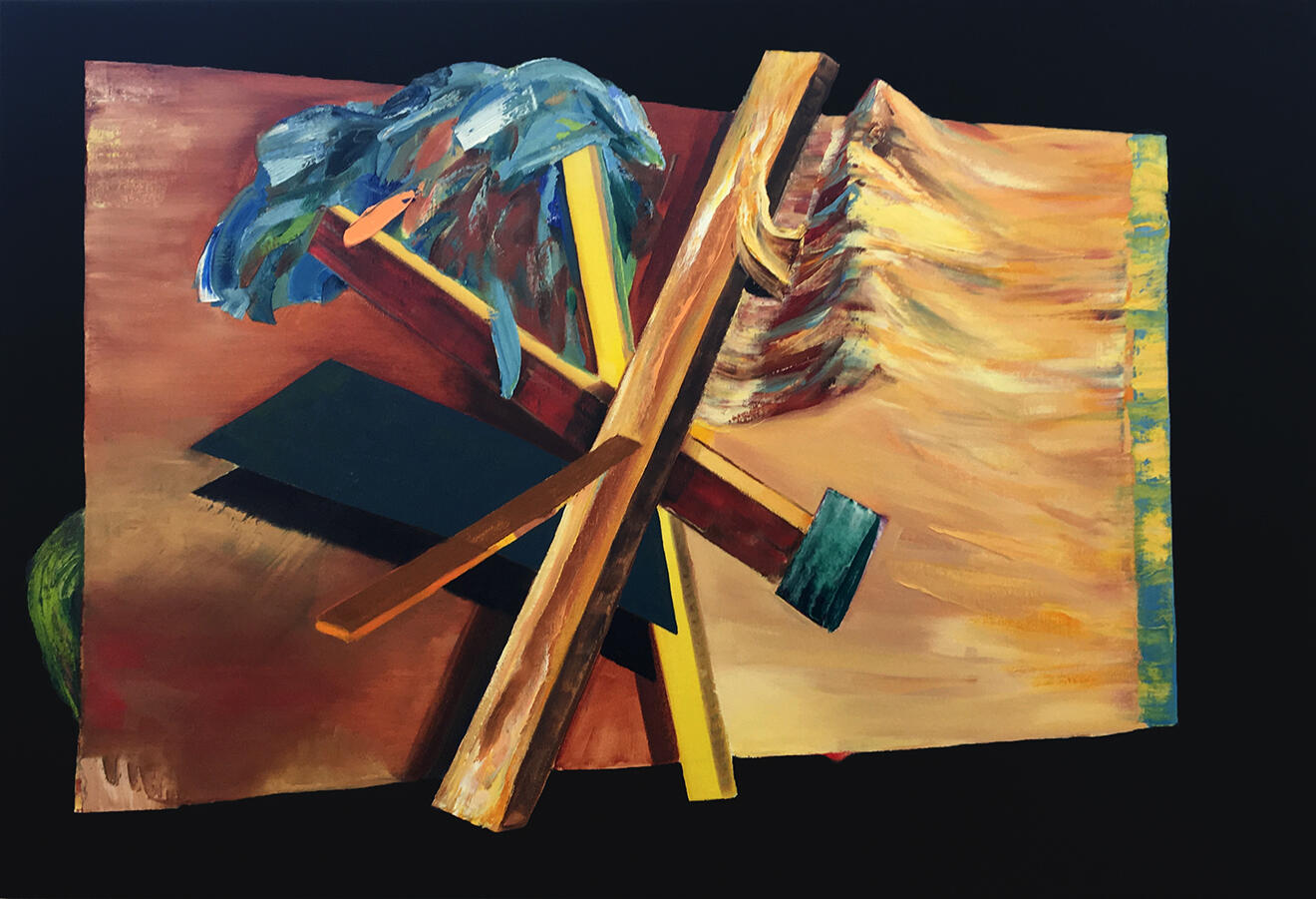 Slider#12, oil on canvas, 100 x 80cm, 2019