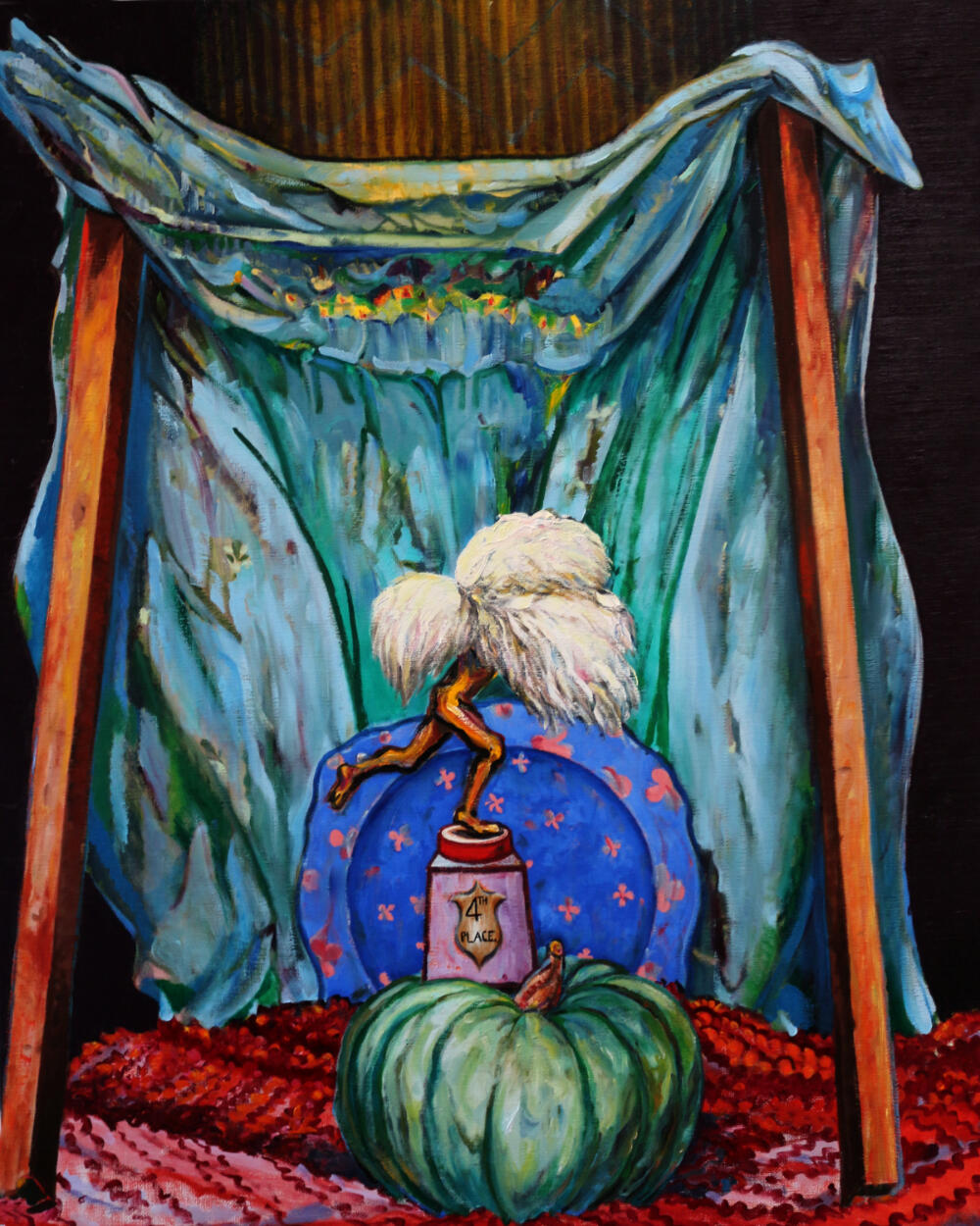 Fourth Place, oil on canvas, 120 x 90cm, 2015
