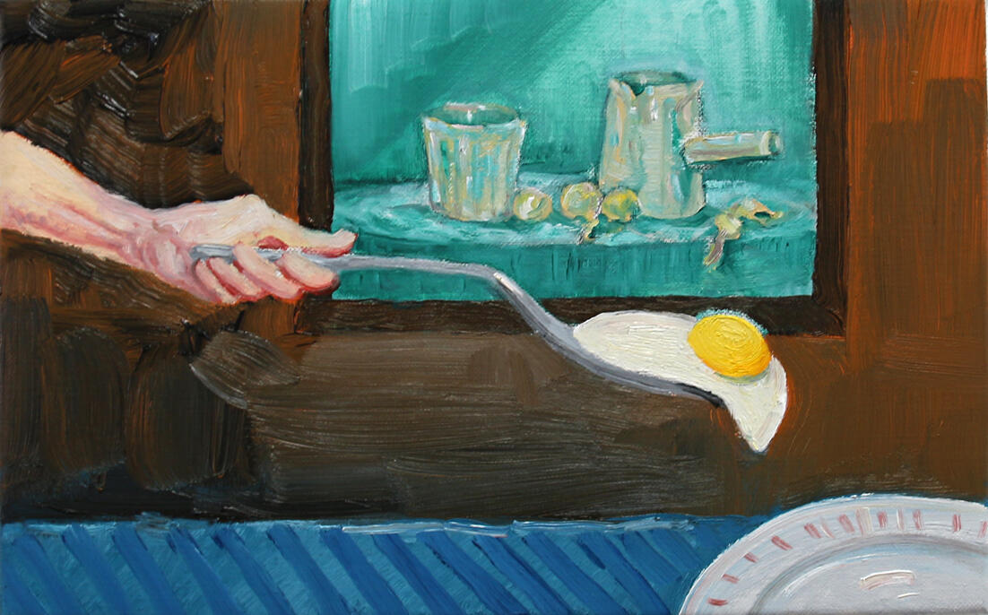 Historical Delivery, oil on canvas, 36 x 28, 2017