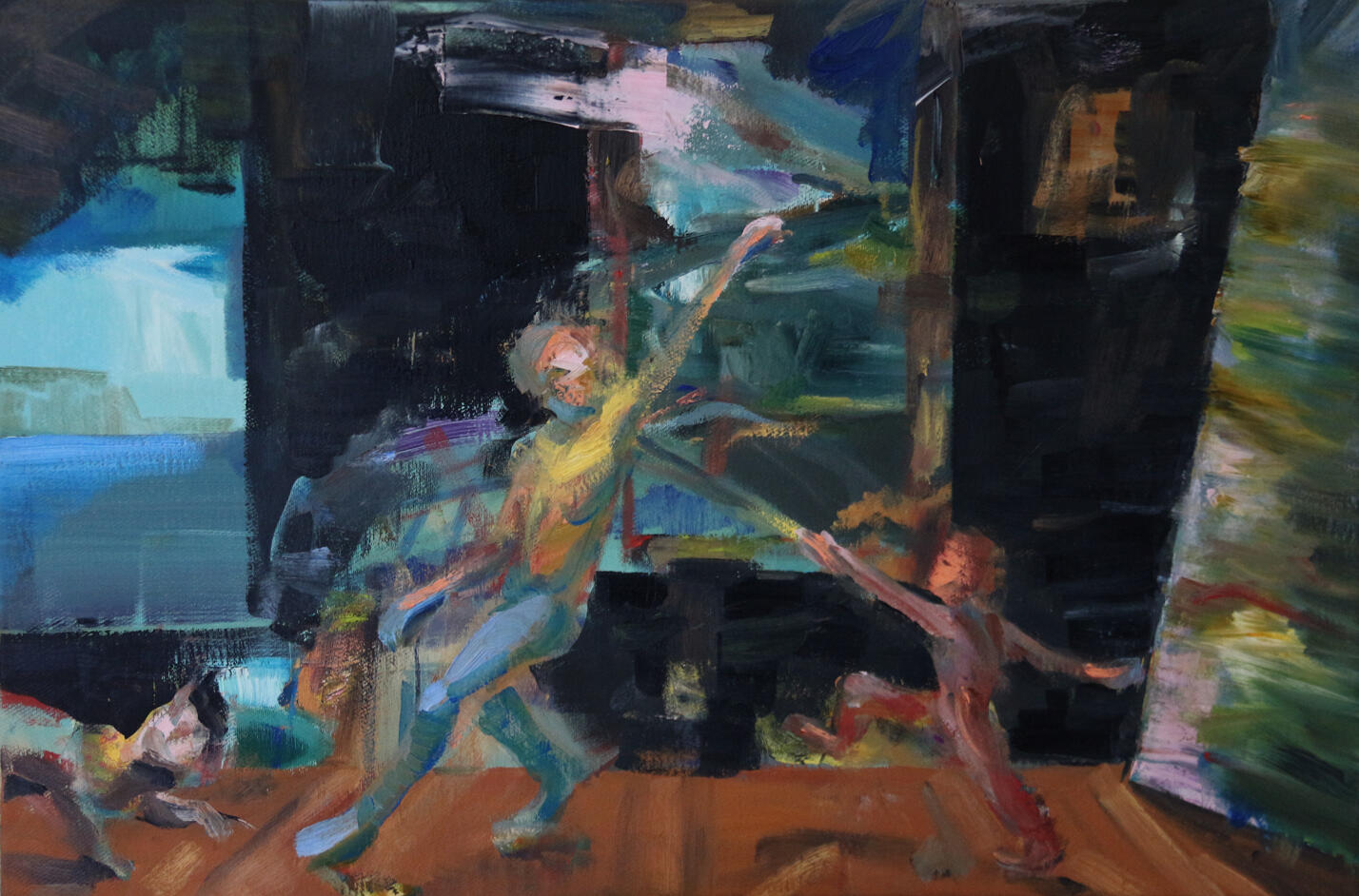 Studio Interior, oil on linen, 60 x 40cm, 2018