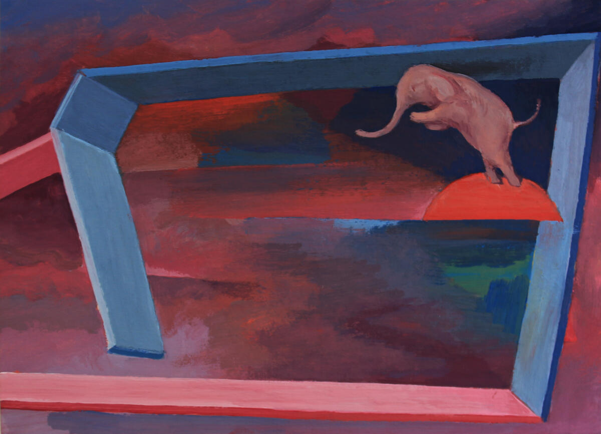 Bright Future, gouache on card, 29 x 19cm, 2026